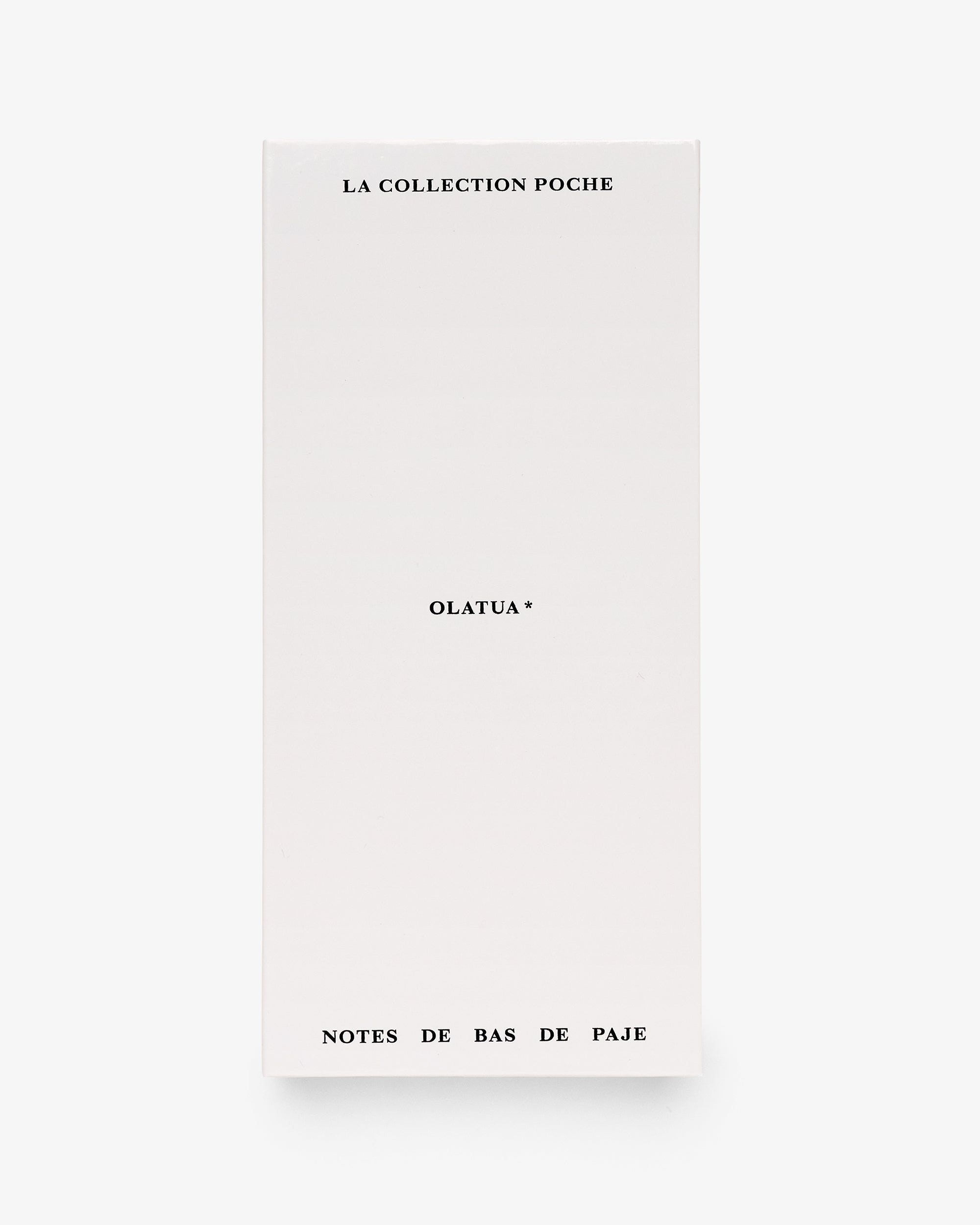 OLATUA - THE POCKET COLLECTION - NOTES DE BAS DE PAJE JAPAN